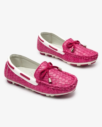 Fukszia gyermek mokaszin Dannad- Footwear