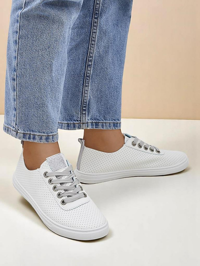 Royalfashion női környezetbarát műbőr tornacipő PureWalk