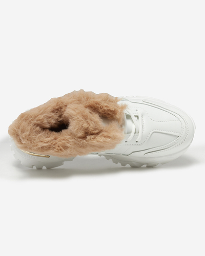 Sport fehér bundás női cipő Flixi - Lábbeli