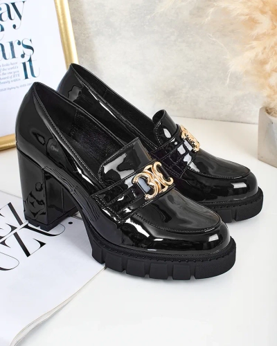 Royalfashion Elegáns női mokaszinok posztón Jozii