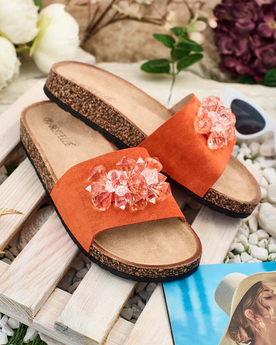 Royalfashion Női Villo strasszos flip-flop