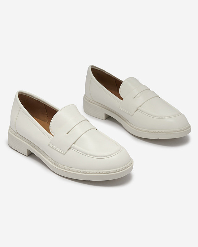 Női mokaszin fehér színben Selenna- Footwear