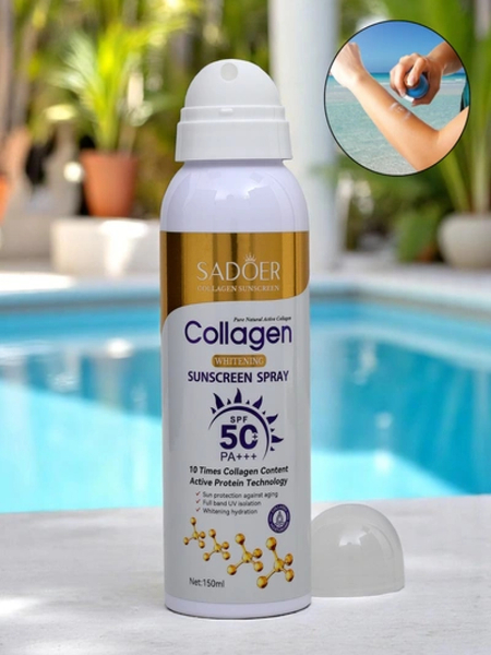 Sadoer Napvédő Spray SPF 50 Kollagénnel