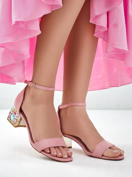 Royalfashion Női szandál díszes sarokkal Ballou