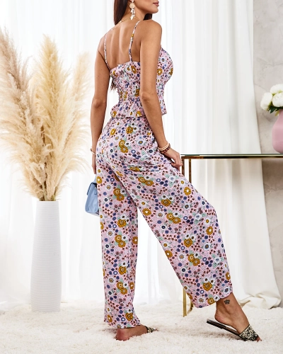 Royalfashion Mintás női szett rózsaszínben