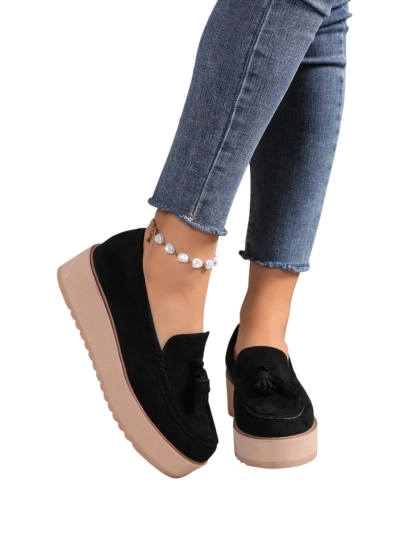 Royalfashion Női mokaszin egy wedge sarokkal Ogalda