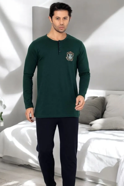 Royalfashion Férfi pamut pizsama