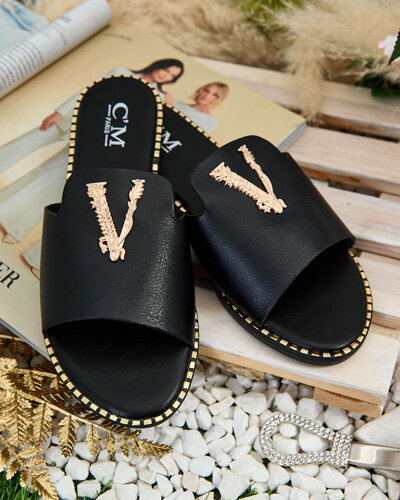 Royalfashion Női öko bőr flip-flop Cemenna