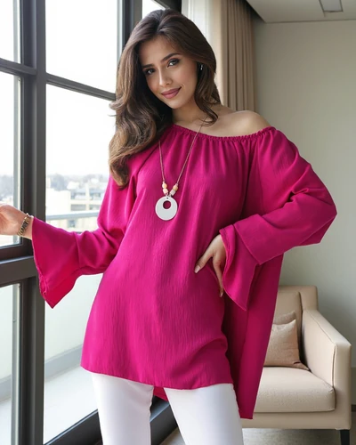 Royalfashion Női blúz a spanyol stílusban fodrokkal