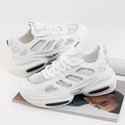 Fehér női sportcipő vastag talppal a Warinától - Sport