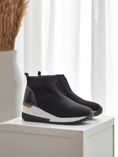 Royalfashion Női slip-on wedge sneaker strasszokkal Viseq