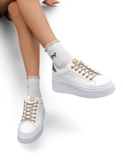 Royalfashion Női sportos sneaker dekoratív fűzővel Eone