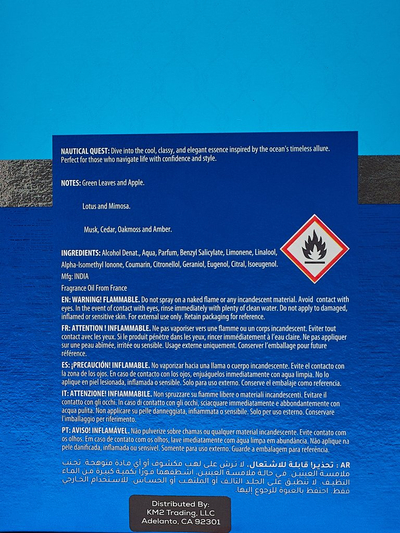 Inspirált eau de parfum férfiaknak Nautical Quest
