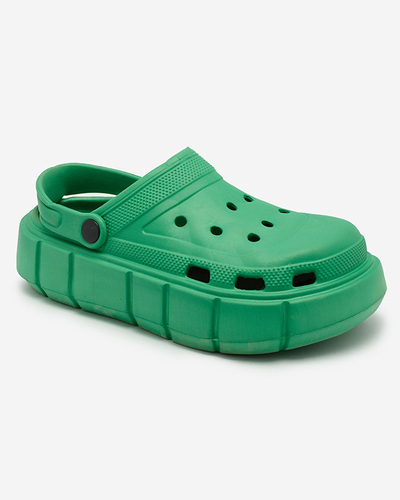 Royalfashion Sötétzöld női gumi flip-flop Kooranza