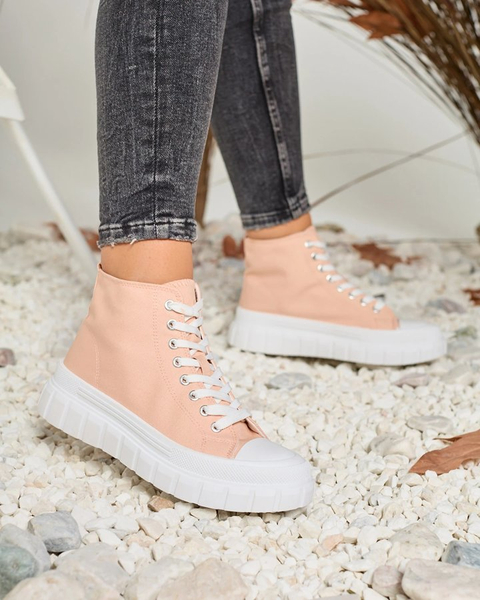 Royalfashion Powder Női magas tornacipő Ates Sneakers