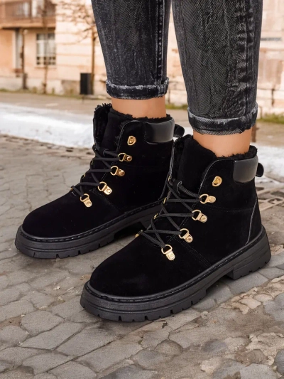 Royalfashion Fekete női papucs Develier