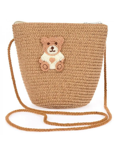 Royalfashion Kisgyermekek szalmatáskája Teddy Straw