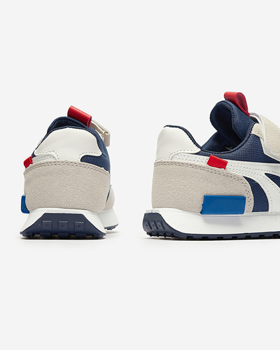 Gyermek sportcipő tengerészkék-szürke színben Kaxo- Footwear