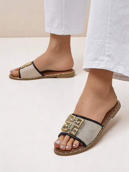 Royalfashion női lapos talpú papucs Rorole