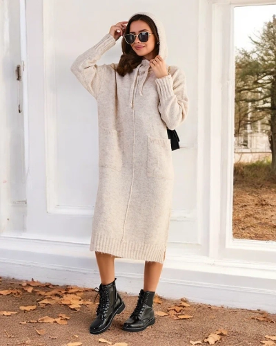 Királydivat Női hosszú pulóverruha