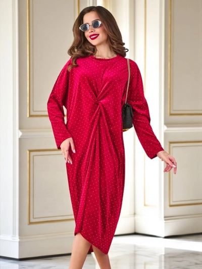 Royalfashion Női ruha ráncolással