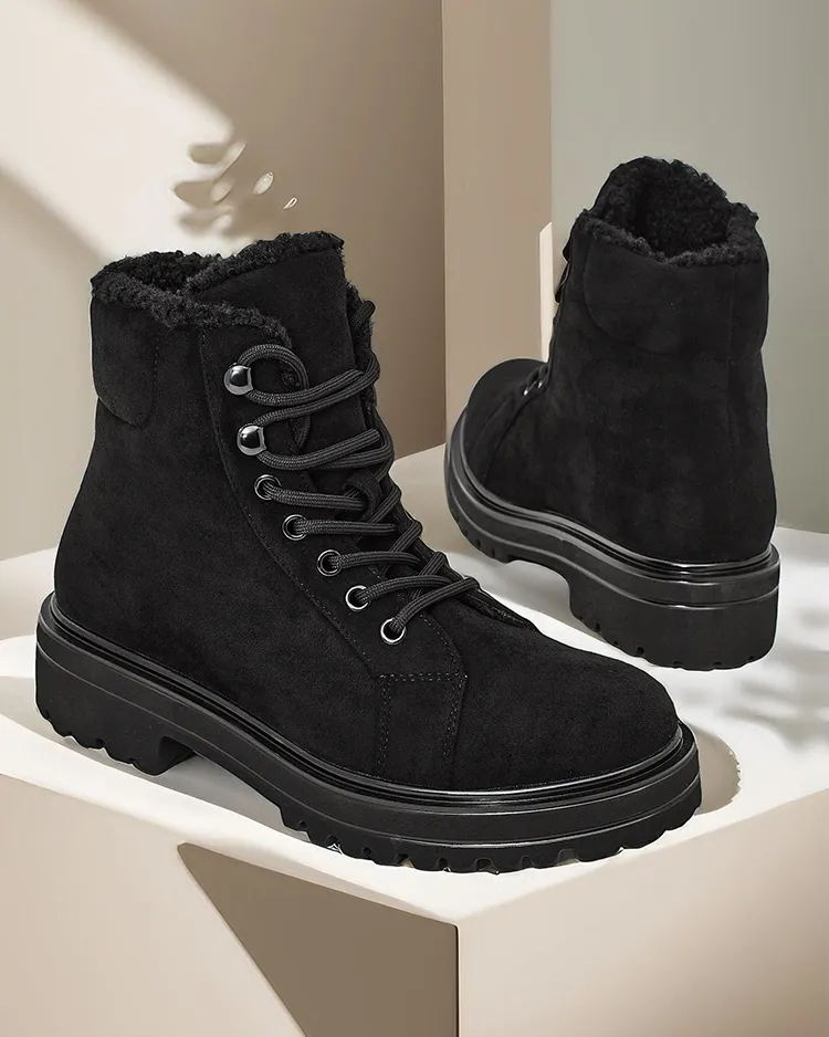 Royalfashion Női fűzős bokacsizma Vesot