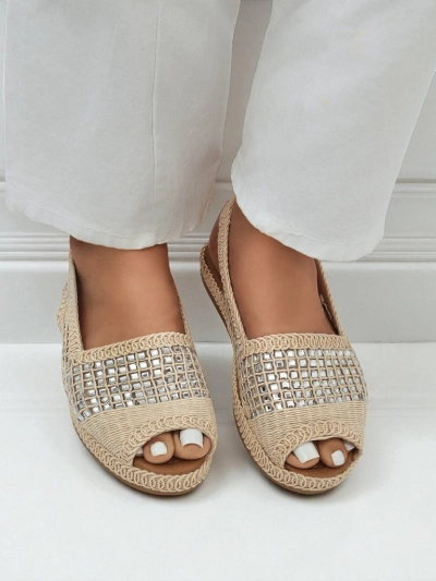 Női espadrille szandál strasszkövekkel Belle Sparkle