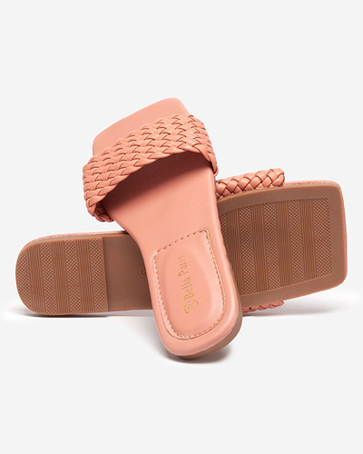 Fonott csíkos női korallpapucs Netyka - Lábbeli