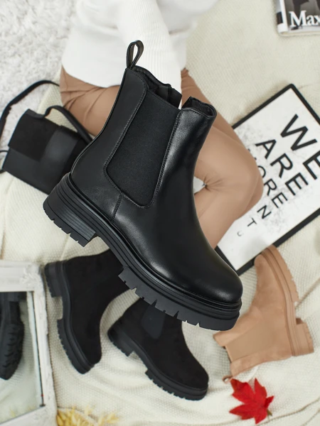 Solmira női eco bőr bokacsizma