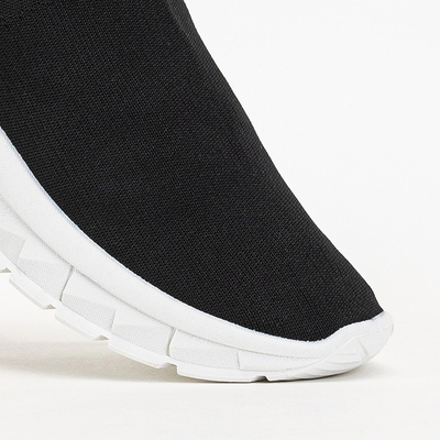 Jammy női fekete magas tornacipő - lábbeli