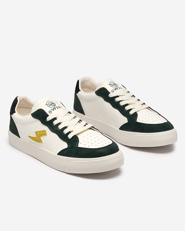 OUTLET Női fehér-zöld sportcipő Rozzuci- Footwear