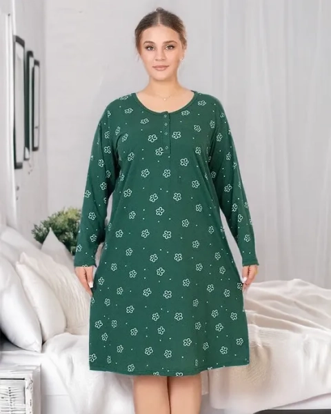 Royalfashion Pizsamafelső mintával PLUS SIZE