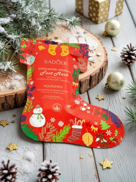 Ünnepi lábmaszk - niacinamid tartalmú zokni - hidratáló