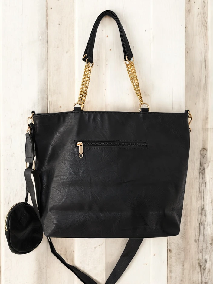 Royalfashion női öko-bőr kézitáska pénztárral