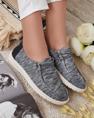 Royalfashion Női Seleptes csipkés félcipő