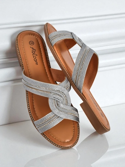 Royalfashion Női fonott papucs Woven Breeze