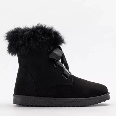 OUTLET Fekete női hócsizma a Ritalo-tól - Footwear