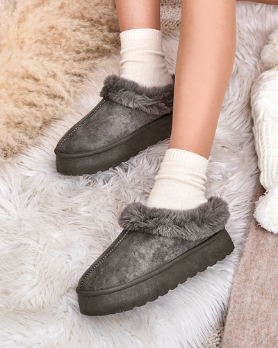 Royalfashion Női rövid csizma a'la hócsizma Kapfiee