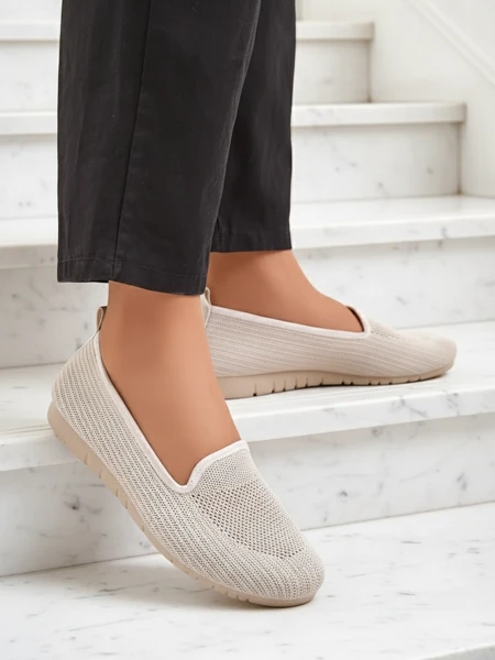 Moda Bella Bézs Női Lapos Cipő