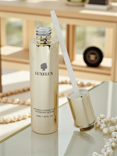 Luxelux GOLD BANDAGE Serum „Żelazko na zmarszczki”- wygładza, nawilża i wypełnia bruzdy