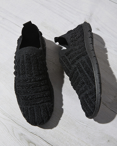 Fekete slip-on női sportcipő tornacipő Kerliv- Footwear