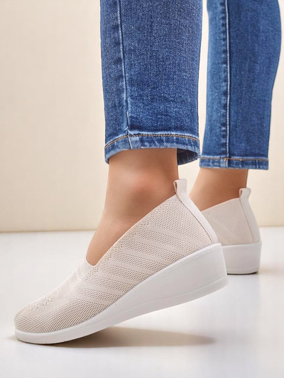 Royalfashion Női loaferek alacsony wedge-kel Epoles
