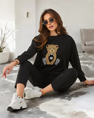 Royalfashion Női viszkóz szett medvével