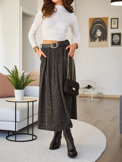 Royalfashion Női midi szoknya