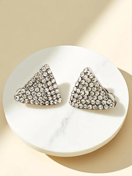 Royalfashion női klipszes fülbevaló cirkónia kővel