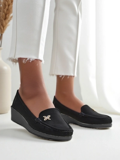 Royalfashion Női mokaszin alacsony sarokkal Lomman