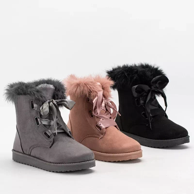 OUTLET Fekete női hócsizma a Ritalo-tól - Footwear