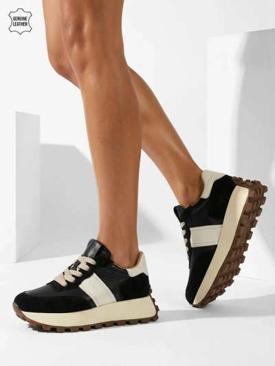 Női sportos sneakerek természetes bőrből - Naterre