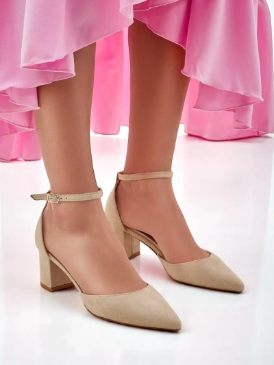 Royalfashion Női öko suéd magassarkú cipők Vinoy