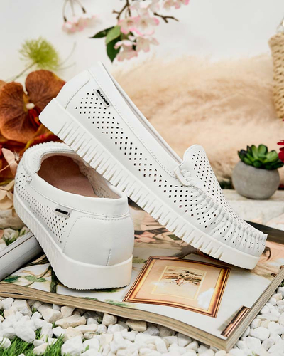 Royalfashion Női bőr mokaszin Nafis